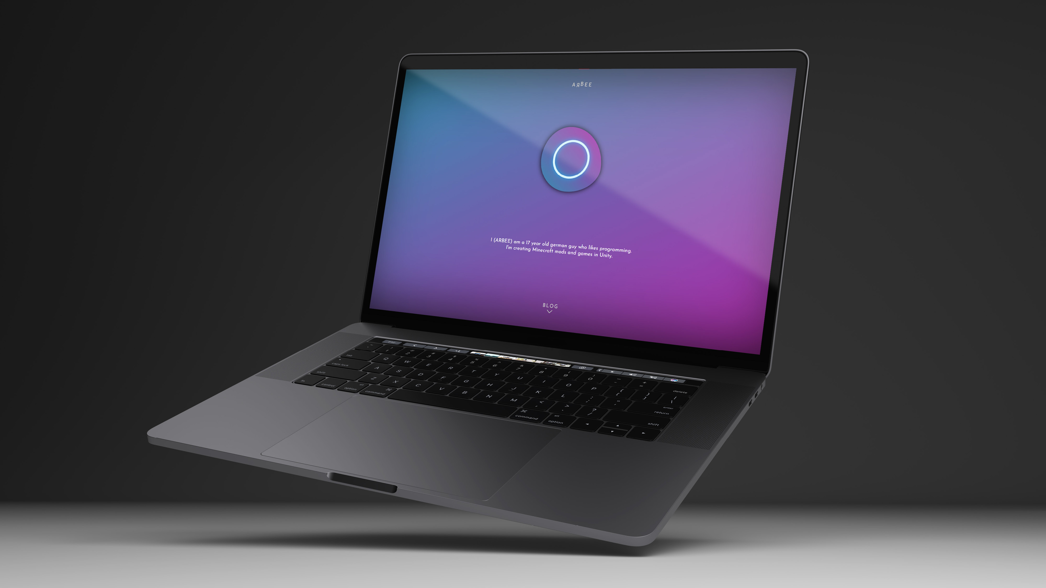 Mockup with new Website Design